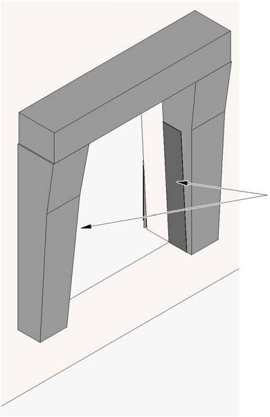 2.4 Sidetetting med slitasjevern 1200 x 200 mm, ekstra lag, 3 mm tykt 2.