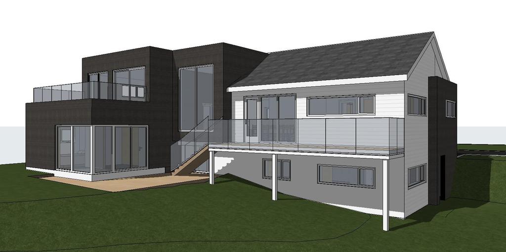 A40-02 3d perspektiv side2 BIM med ArchiCAD 21 OR