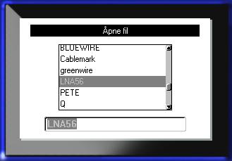 Åpne en fil 15 Lagre en etikett Å lagre etiketter som en fil: 1. Trykk på Fil. 2. Velg, og trykk så på. 3. I innskriftsboksen for <NY fil> skriver du inn navnet for etikettfilen, og trykker på.