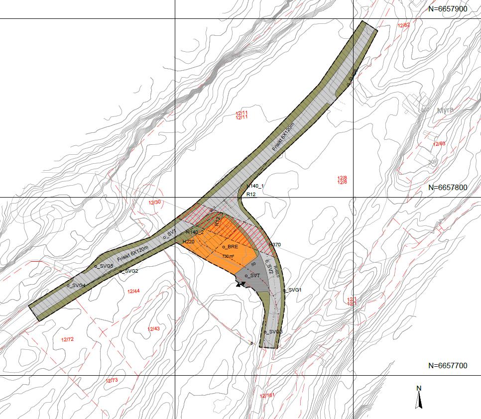 Kart med planforslag Økonomisk konsekvens: Planen skal følgjast opp med grunnerverv og byggetiltak.