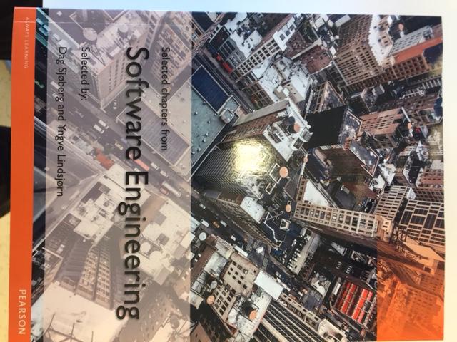 Pensum 1: Lærebok Sjøberg & Lindsjørn, Selected chapters from Ian Sommerville: Software Engineering, 10th ed, pluss noe tilleggsstoff.