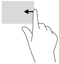 Sveip fingeren forsiktig fra høyre side for å vise perlene.