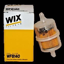 Filter WF8140 Bredde:46mm Høyde:90mm Slangediameter:3/8 Filtrering:20 micron.