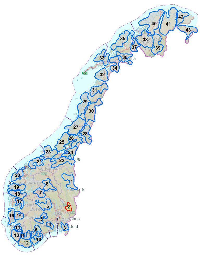 nasjonal ramme for landbasert vindkraft i Norge. Det framgår av skjemaet hvem som har utført de ulike analysene.