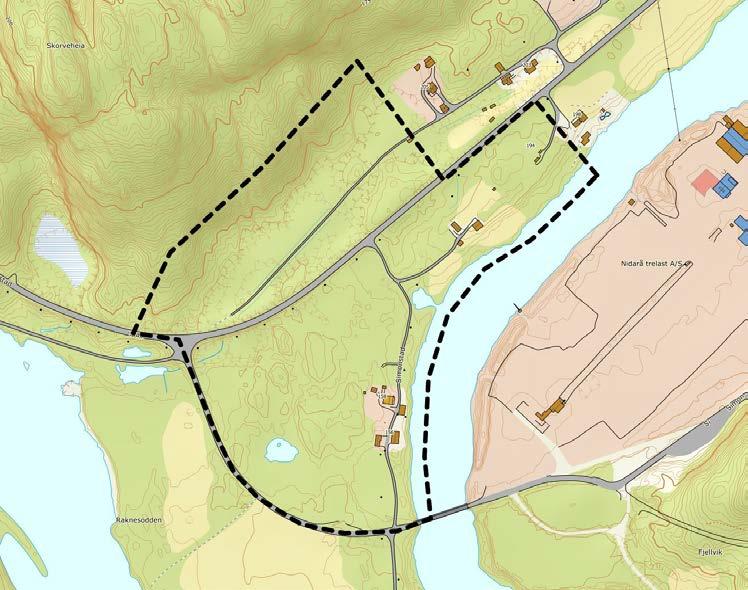 Varsel om oppstart Planprogram på høring Hele eller deler av følgende eiendommer tas med: - Gnr. 44/bnr. 1, 20, 22, 26, 28, 36, 71, 78, og 97. - Gnr. 600/bnr. 415. - Gnr. 605/bnr. 10.