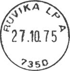 ? BUVIKA 1 Innsendt?? Registrert brukt fra 03.05.91 IWR til 23.11.01 HAa Stempel nr.