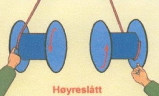 spoler fra høyre mot