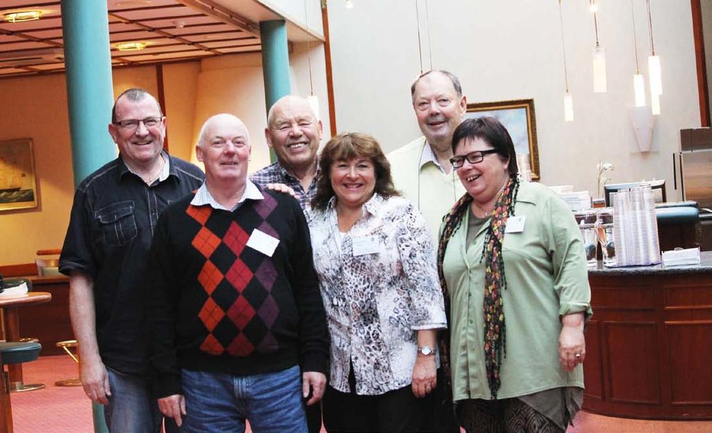 PUST 1 2013 I 11 F.v.: Remi Hoholm, Alf Gullik Hansen, Arnfinn Mangerud, Regine Deniel Ihlen, Bjørn Lyster og Rita Slåbakk. Foto: Kreftforeningen Vi var ca.