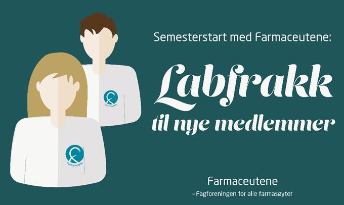 Medlemsfordeler for farmasistudenter Labfrakk til nye medlemmer