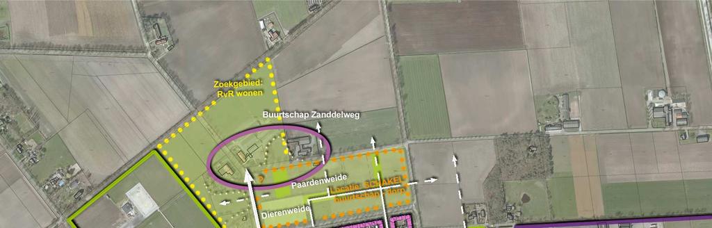 5 PLANOPZET Voor de realisering van de drie BiO-woningen aan de Zanddelweg/Peelkensweg is een inrichtingsplan opgesteld.