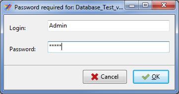 Databasen åpnes og skjermen ser slik ut: Legg merke til at det er blitt laget tre skjema under «Security log».