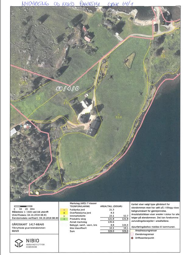 Storåkrane med markering for område som