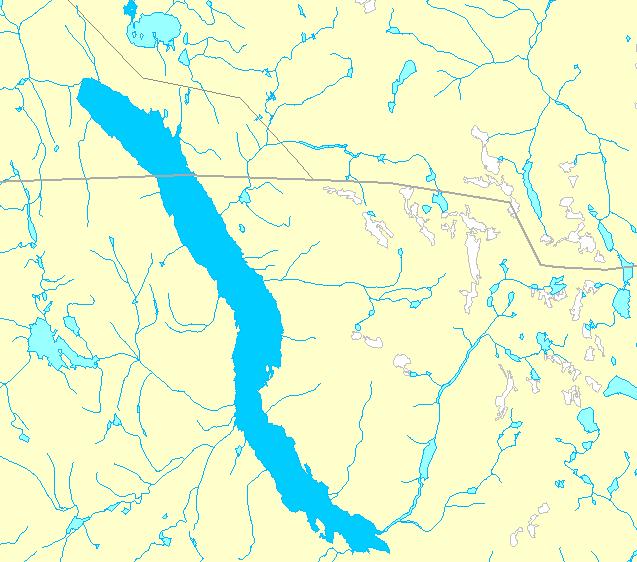 Aursjøen Grynningen Gautsjøen 7 km Figur 3.2.