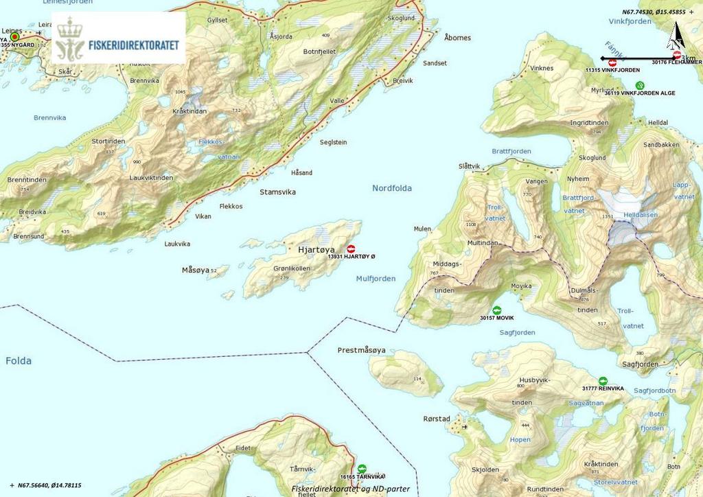 1 Innledning Foreliggende undersøkelser er gjennomført av Akvaplan-niva AS på oppdrag fra Cermaq Norway AS i forbindelse med bedriftens oppdrettsvirksomhet på lokaliteten Hjartøy Ø i Mulefjorden,