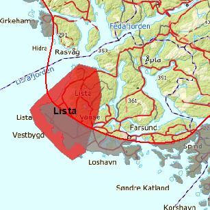 ANALYSER GJORT AV RIKSANTIKVAREN Kulturhistoriske landskap (KULA-områder) I analyseområde 12 finner vi det utvalgte kulturlandskapet Vest-Lista.