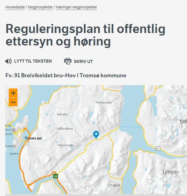 Status nå Planen er lagt ut på offentlig ettersyn og høring fram til 6. juni - www.vegvesen.