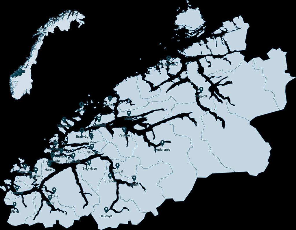 Det største finanshuset mellom Bergen og Trondheim Sterk lokal tilstedeværelse og en aktiv