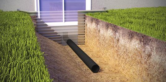 BIG 'O' HDPE TUBING Big 'O' High Density Polyethylene (HDPE) perforated tubing is an excellent choice for foundation drainage and other groundwater applications.