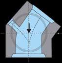 diameter for utsparing ved insetting av muffer/innstøpningsdeler i annet materiale. På grunn av varierende utvendig mål kan det være nødvendig å bruke neste størrelse av type Flexikum.