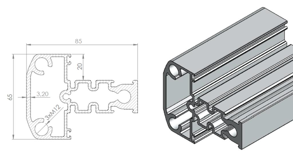 ASU19572 6100 mm 2,877 kg/m 279 mm Hjørnestolpe