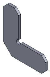 for håndløper ASU30190 Lagerenhet STK aluminium Anslagspakning 4