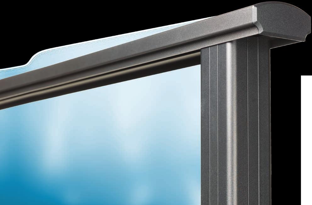KVALITET & FLEKSIBILITET Hovedproduktene til SG Railing er rekkverk til balkonger og terrasser i Glass og aluminium.