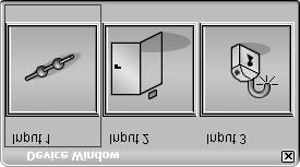 DIGITALE INNGANGER Eksternt utstyr, for eksempel dører eller vindussensorene, kan kobles til de digitale inngangene til opptakeren. Begynnelsen på inngangene vises med ikoner i Workstation.