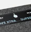 Mataki Super Safe Xtra Mataki Super Safe Xtra er et elastisk og sterkt overlagsbelegg med SBS asfalt og en kraftig glassfi berforsterket polyesterstamme.