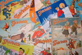«Smørbukk» «Smørbukk» ble trykt som tegneserie i Norsk Barneblad i 1938. I 1941 kom det første juleheftet ut. Målgruppa for denne serien var barn.