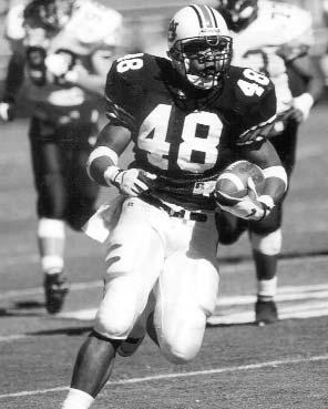 Individual Game Highs 128, Jimmy Phillips vs. Florida State (11/24/56), 6 rec, 1 TD 128, Frank Sanders vs. Arkansas (10/29/94) - 7 rec, 1 TD 127, Tyrone Goodson vs.