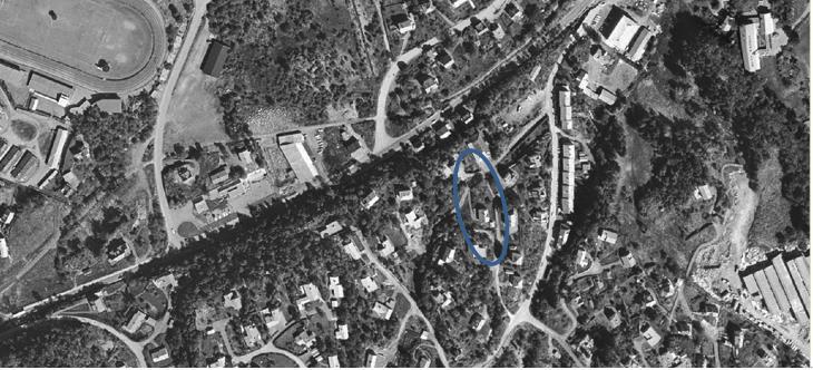2 Områdets historie Figur 2-3 Flyfoto fra 1970.