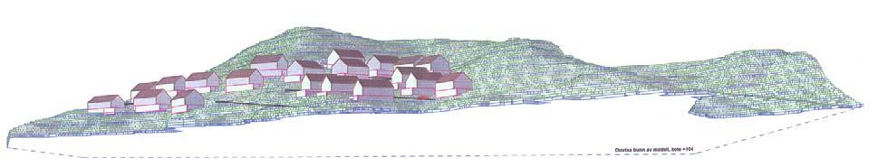 N Åsheimtoppen Planområdet W E S Skålform i terrenget ved tomtene 14-17 Figur 4. Terrengformer i og rundt planområdet.