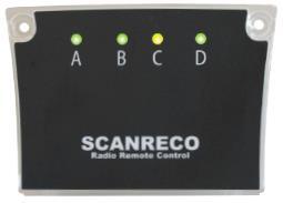 Scanreco LCD display med 5 led 48561