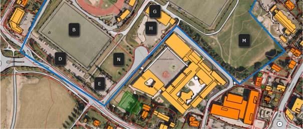 85 og 40 plasser F: Nadderudhallen: Svømmehall og idrettshall G/H: Arena Bekkestua m/utendørs skateområde I/J/K Tre