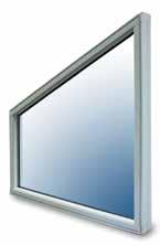 Denne type vindu kan holde en meget lav U-verdi da det ikke er noen