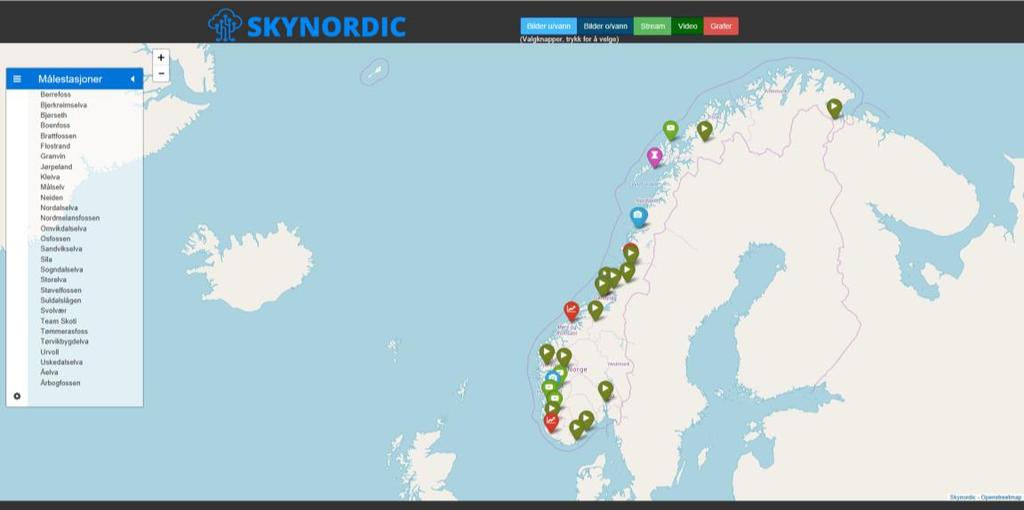 Ukesrapport for videoovervåking i fisketrapper Uke 31 Rapporten gir en enkel, fortløpende oversikt over hvor mange laks og sjøørreter som har passert, i noen av de fisketrappene Skandinavisk