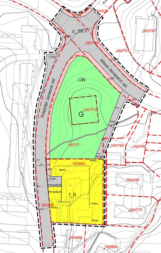 1 INNLEDNING Det planlegges oppføring av nye boliger i Kristofer Jansons vei 58 i Bergen kommune. Prosjektet planlegges på Gnr./Bnr. 160/694.