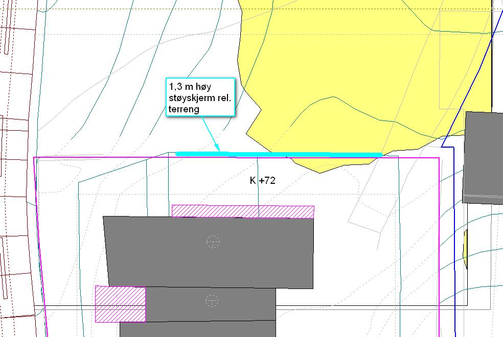 4.2 Metode Støyberegningene er utført etter Nordisk metode for beregning av veitrafikkstøy. Programmet CadnaA, versjon 2018 MR 1, er benyttet.