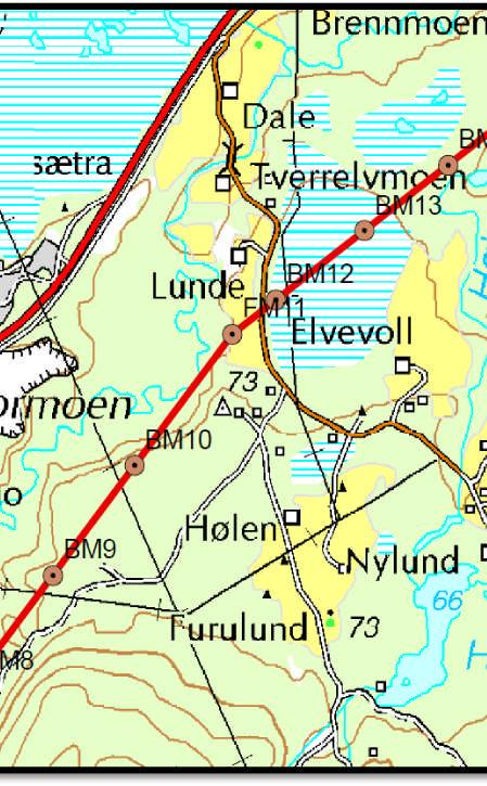 VR modell skal benyttes til å vurdere hvordan synligheten av en slik traséjustering tras justering vil være fra Elvevoll, Lunde og Snebakken. Området i Balsfjord over myra ved Lunde er vurdert m.h.t. masteplassering, grunnforhold og vinkel.