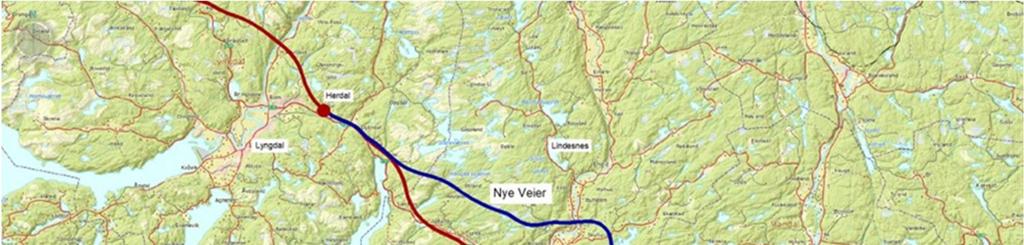 Med bakgrunn i vurderingene som er beskrevet i den omtalte rapporten, anbefaler Nye Veier at det legges frem et forslag til områderegulering for E39 mellom Mandal og Lyngdal øst.