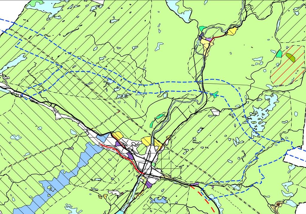 Forslaget til områderegulering for E39 Mandal Lyngdal øst er ikke i tråd med kommuneplanens arealdel i Lindesnes.