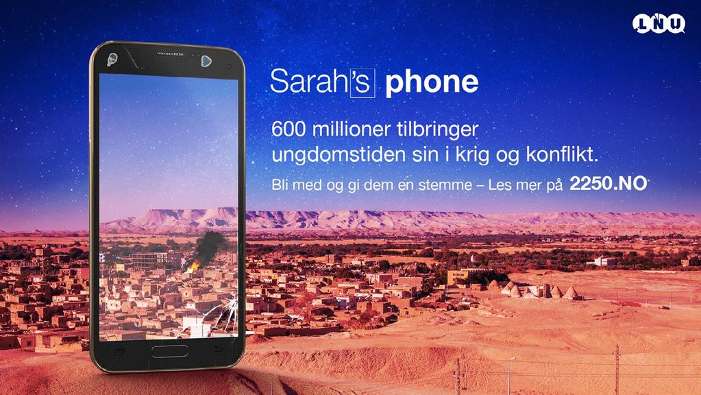 Kampanjen «Sara s phone» ga ungdom en sterkere stemme i fredsforhandlinger.
