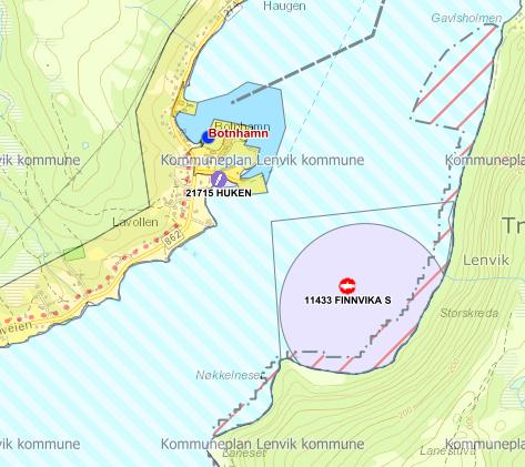 Kystverket Troms og Finnmark ser i denne omgang ikke behov for å spille inn et alternativt område.