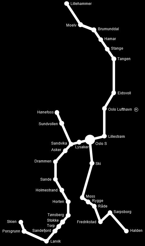 Fremdrift InterCity-prosjektene Ski 2022