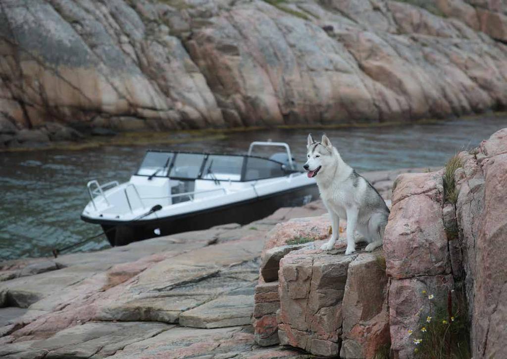 FINNMASTER HUSKY A NEW BREED Finnmaster Husky er det opplagte valget når du vil utforske livet på sjøen, eller når viljen til å dra enda lengre ut på havet trenger seg på.