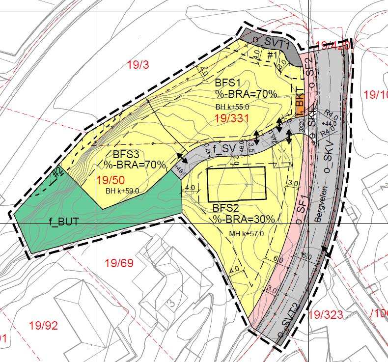 temakart. Videre skal det foretas en avveining mot planforslagets øvrige kvaliteter og bidrag til å oppnå de overordnede målene for byutviklingen.