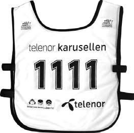 Arrangørmateriell fra Telenor Nye arrangører mottar: Startnummervester Start- og målseil 4 stk. arenaseil 6 stk.