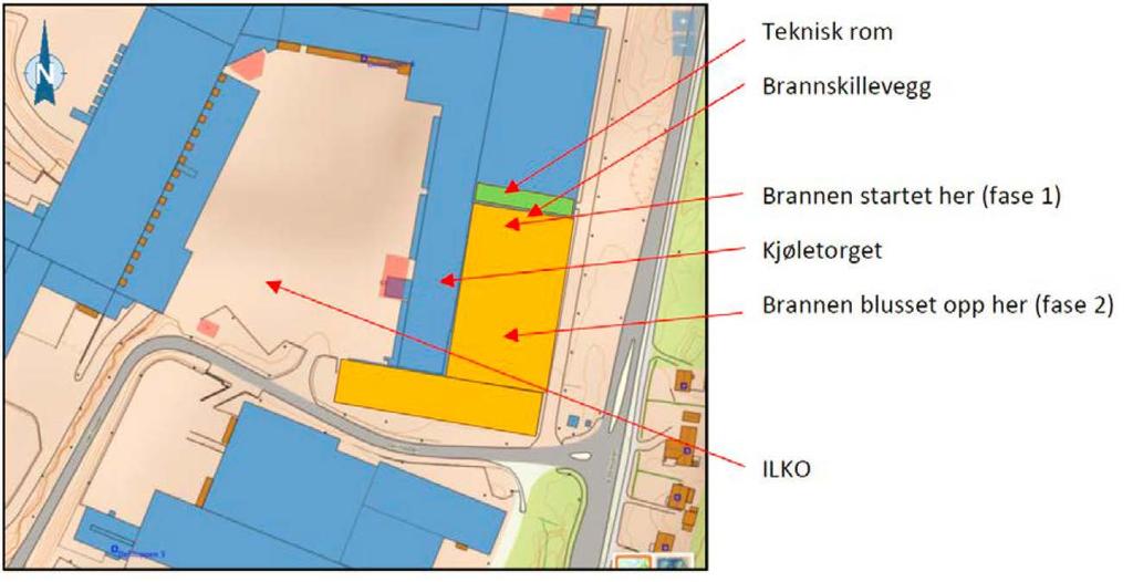 Case: ASKO-brannen Et av Norges største bygg Fryselager, kjølelager,