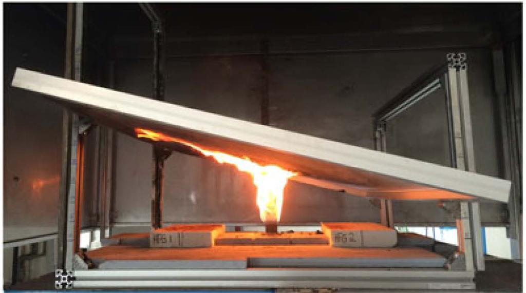 Forskning: Brannspredning Luftspalte: endret branndynamikk Akkumulering av varme under moduler: større varmepåkjenning pga større tilbakestråling Brennbare materialer: