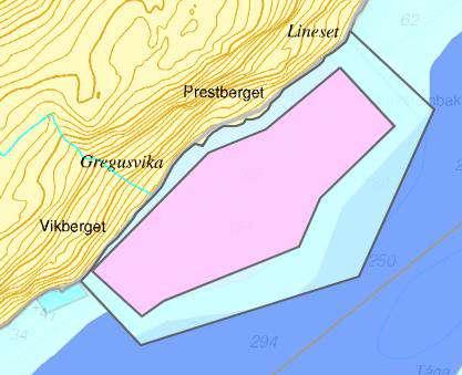 AF-område grenser mot fiskeriområde Utvidelse av fortøyningsareal Konse